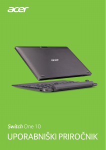 Priročnik Acer Switch SW1-011 Prenosni računalnik