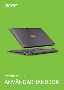 Bruksanvisning Acer Switch SW1-011 Bärbar dator