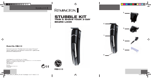 Руководство Remington MB4110 Stubble Kit Триммер для бороды