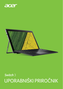 Priročnik Acer Switch SW312-31P Prenosni računalnik