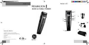 Manual Remington MB4555 Touch Control Beard Trimmer