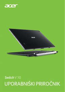 Priročnik Acer Switch SW5-017P Prenosni računalnik