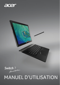Mode d’emploi Acer Switch SW713-51GNP Ordinateur portable