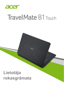 Rokasgrāmata Acer TravelMate B117-MP Klēpjdators