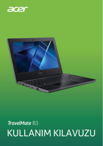 Kullanım kılavuzu Acer TravelMate B311-31 Dizüstü bilgisayar