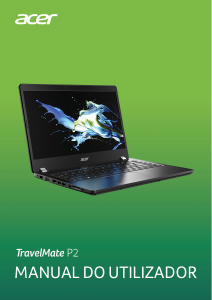 Manual Acer TravelMate P214-52G Computador portátil