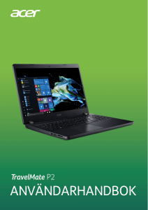 Bruksanvisning Acer TravelMate P215-51G Bärbar dator