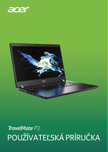 Návod Acer TravelMate P215-52G Laptop