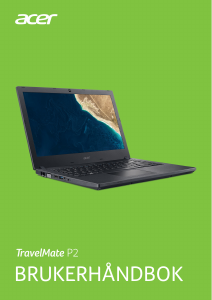 Bruksanvisning Acer TravelMate P2410-G2-MG Laptop