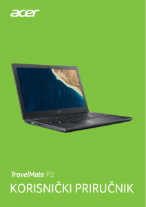Priručnik Acer TravelMate P2510-G2-MG Prijenosno računalo