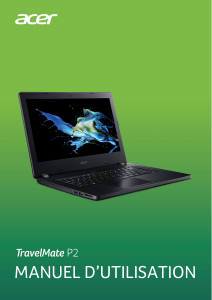 Mode d’emploi Acer TravelMate P40-51 Ordinateur portable