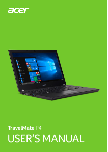 Handleiding Acer TravelMate P449-MG Laptop