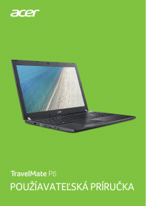 Návod Acer TravelMate P658-G3-M Laptop