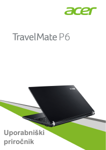 Priročnik Acer TravelMate P658-MG Prenosni računalnik