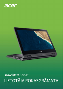 Rokasgrāmata Acer TravelMate Spin B118-G2-RN Klēpjdators