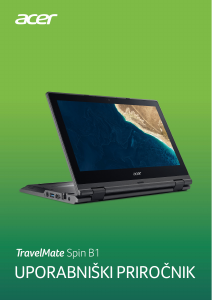 Priročnik Acer TravelMate Spin B118-G2-RN Prenosni računalnik