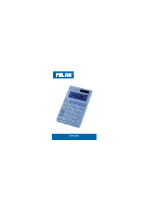Manuale Milan 150512BL Calcolatrice