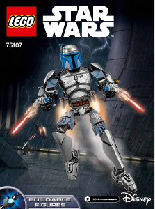 Bruksanvisning Lego set 75107 Star Wars Jango Fett