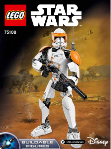 Manual Lego set 75108 Star Wars Clone commander Cody