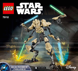Bruksanvisning Lego set 75112 Star Wars General Grievous