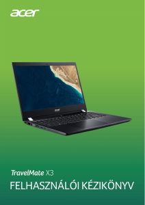 Használati útmutató Acer TravelMate X40-51-MG Laptop
