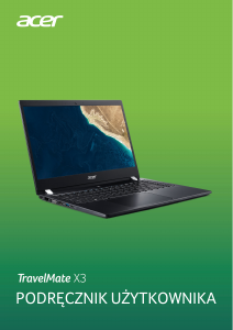 Instrukcja Acer TravelMate X40-51-MG Komputer przenośny