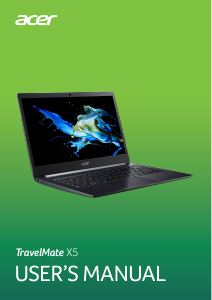 Handleiding Acer TravelMate X514-51T Laptop