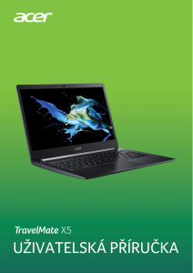 Manuál Acer TravelMate X514-51T Laptop