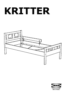Manual IKEA KRITTER Cadru pat