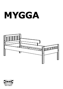 Návod IKEA MYGGA Rám postele