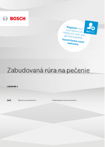 Návod Bosch CBG635BS1 Rúra