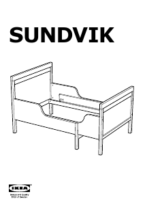Priručnik IKEA SUNDVIK Okvir kreveta