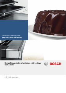 Priručnik Bosch CMG636BB1 Pećnica
