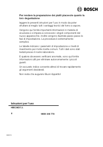 Használati útmutató Bosch HBC36D7B3 Kemence