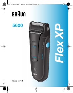 Käyttöohje Braun 5600 Flex XP Parranajokone