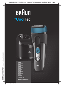 Kullanım kılavuzu Braun CT2cc CoolTec Tıraş makinesi