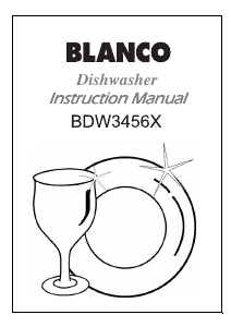 Handleiding Blanco BDW3456X Vaatwasser