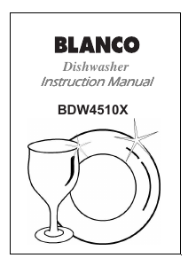 Handleiding Blanco BDW4510X Vaatwasser