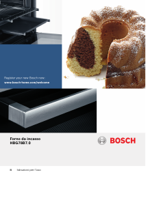 Manuale Bosch HBG78B750 Forno