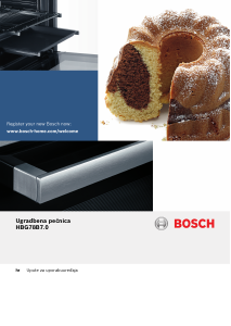 Priručnik Bosch HBG78B760 Pećnica