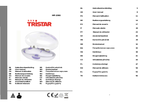 Bedienungsanleitung Tristar MP-2393 Maniküre-pediküre set
