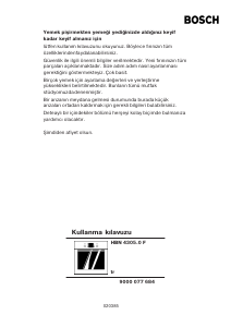 Használati útmutató Bosch HBN430560F Kemence