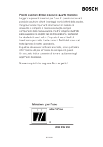 Mode d’emploi Bosch HBN700550 Four