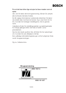 Használati útmutató Bosch HBN780750 Kemence
