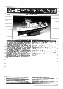 Bedienungsanleitung Revell set 05101 Ships Ocean Explorer Vessel