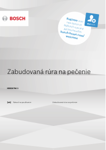 Návod Bosch HMG6764W1 Rúra