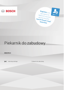 Instrukcja Bosch HNG6764B6 Piekarnik