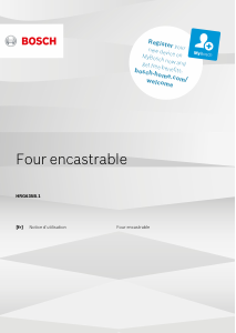 Mode d’emploi Bosch HRG635BS1 Four
