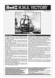 Bedienungsanleitung Revell set 05408 Ships H.M.S. Victory