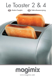 Mode d’emploi Magimix Le Toaster 4 Grille pain